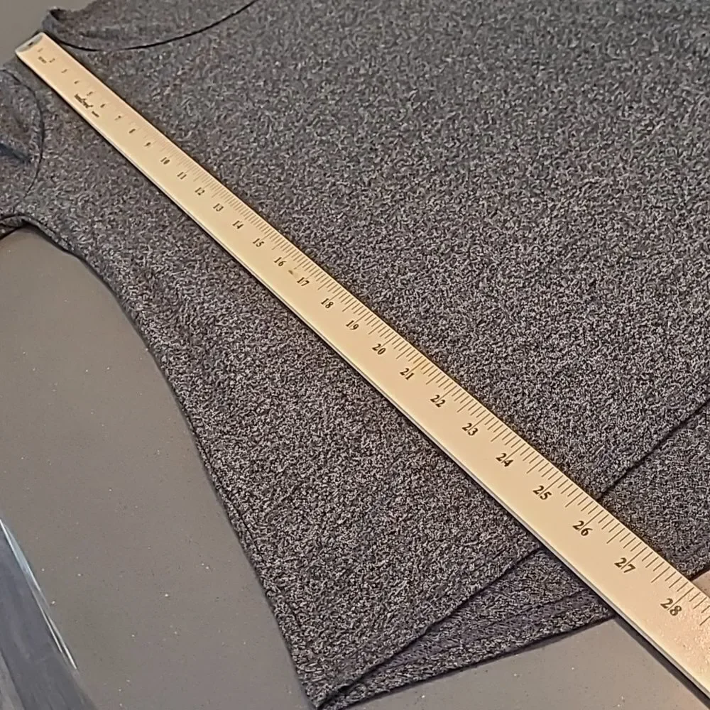 LulaRoe sz M gray tunic top - Picture 3 of 7